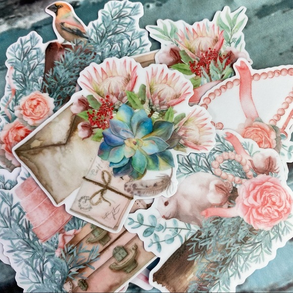 Spring Bridal, Invitations, Wedding Cake & more, 21 Stickers - Picture 9 of 16